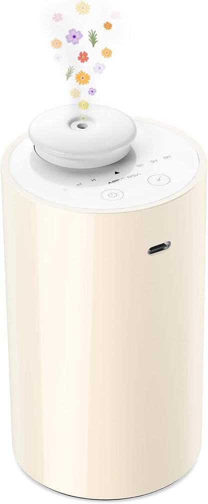 AN6 Waterless Diffuser for Essential Oil for Home, Room, Black