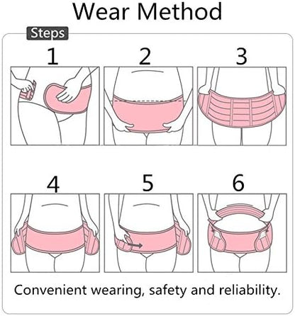 Belly Band for Pregnancy, Pregnancy Belt - Maternity Belt for Back Pain. Prenatal - Pregnancy Support Belt with Adjustable/Breathable Material. Back Support for Pregnant Women. (Medium, Purple)