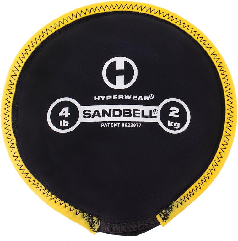 HYPERWEAR SandBell® Soft Sandbag Weight (2–50 lbs) – Pre-Filled with Clean USA Sand, Safe Soft Weight for Strength Training, HIIT, Functional Fitness, Rucking & Home Workouts