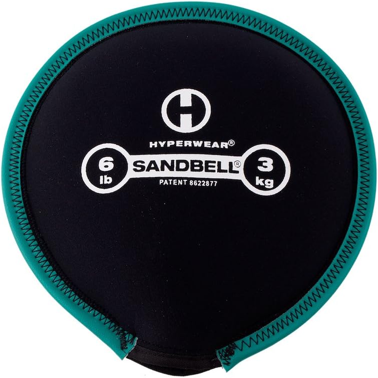 HYPERWEAR SandBell® Soft Sandbag Weight (2–50 lbs) – Pre-Filled with Clean USA Sand, Safe Soft Weight for Strength Training, HIIT, Functional Fitness, Rucking & Home Workouts