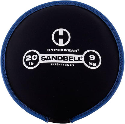 HYPERWEAR SandBell® Soft Sandbag Weight (2–50 lbs) – Pre-Filled with Clean USA Sand, Safe Soft Weight for Strength Training, HIIT, Functional Fitness, Rucking & Home Workouts