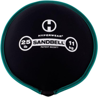HYPERWEAR SandBell® Soft Sandbag Weight (2–50 lbs) – Pre-Filled with Clean USA Sand, Safe Soft Weight for Strength Training, HIIT, Functional Fitness, Rucking & Home Workouts
