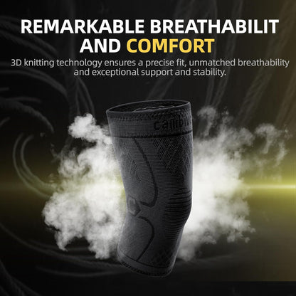 2 Pack Knee Braces for Women & Men, Knee Compression Sleeves for Knee Pain Relief, Knee Support with Non-Slip Silicone, Breathable, for Running, Workout, Weightlifting & Daily Use, Arthritis Support (Black, Medium)