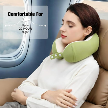 Neck Pillow for Traveling, Travel Pillows for Airplanes Black