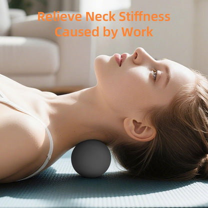 Massage Lacrosse Balls for Myofascial Release, Trigger Point Therapy and Yoga Therapy, Foot Massage Ball to Relieve Plantar Fasciitis Blue