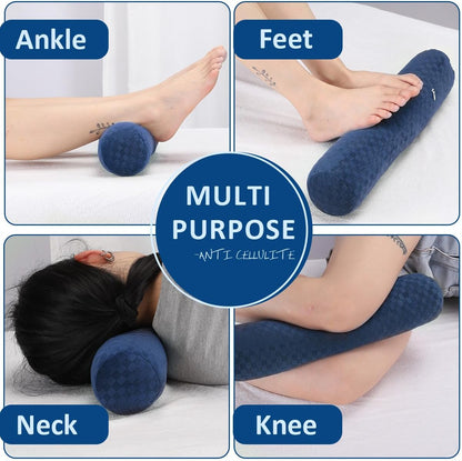 Neck Roll Pillow,Cervical Neck Pillow Bolster Pillow for Sleeping