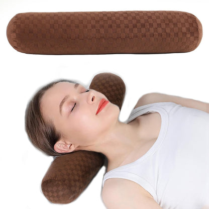 Neck Roll Pillow,Cervical Neck Pillow Bolster Pillow for Sleeping