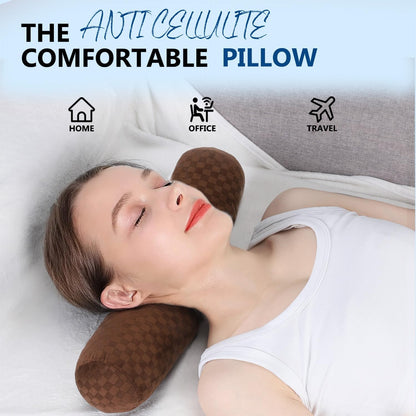 Neck Roll Pillow,Cervical Neck Pillow Bolster Pillow for Sleeping