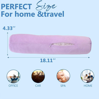 Neck Roll Pillow,Cervical Neck Pillow Bolster Pillow for Sleeping