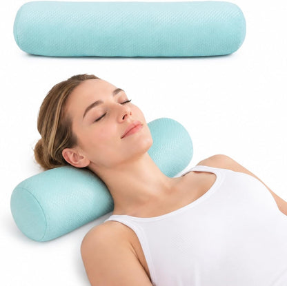 Neck Roll Pillow,Cervical Neck Pillow Bolster Pillow for Sleeping
