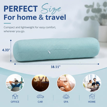 Neck Roll Pillow,Cervical Neck Pillow Bolster Pillow for Sleeping