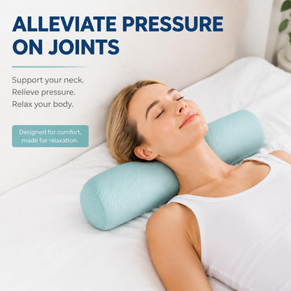 Neck Roll Pillow,Cervical Neck Pillow Bolster Pillow for Sleeping