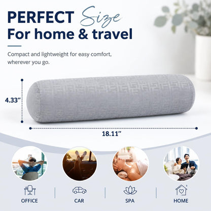 Neck Roll Pillow,Cervical Neck Pillow Bolster Pillow for Sleeping