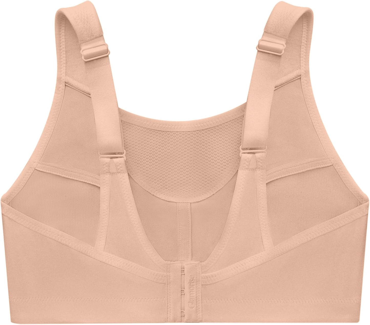 Full Figure Plus Size No-Bounce Camisole Sports Bra Wirefree #1066 - Colors C