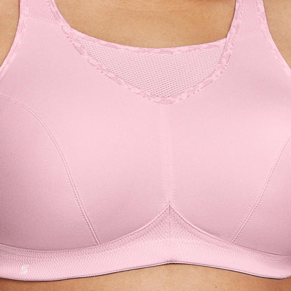 Full Figure Plus Size No-Bounce Camisole Sports Bra Wirefree #1066 - Colors C