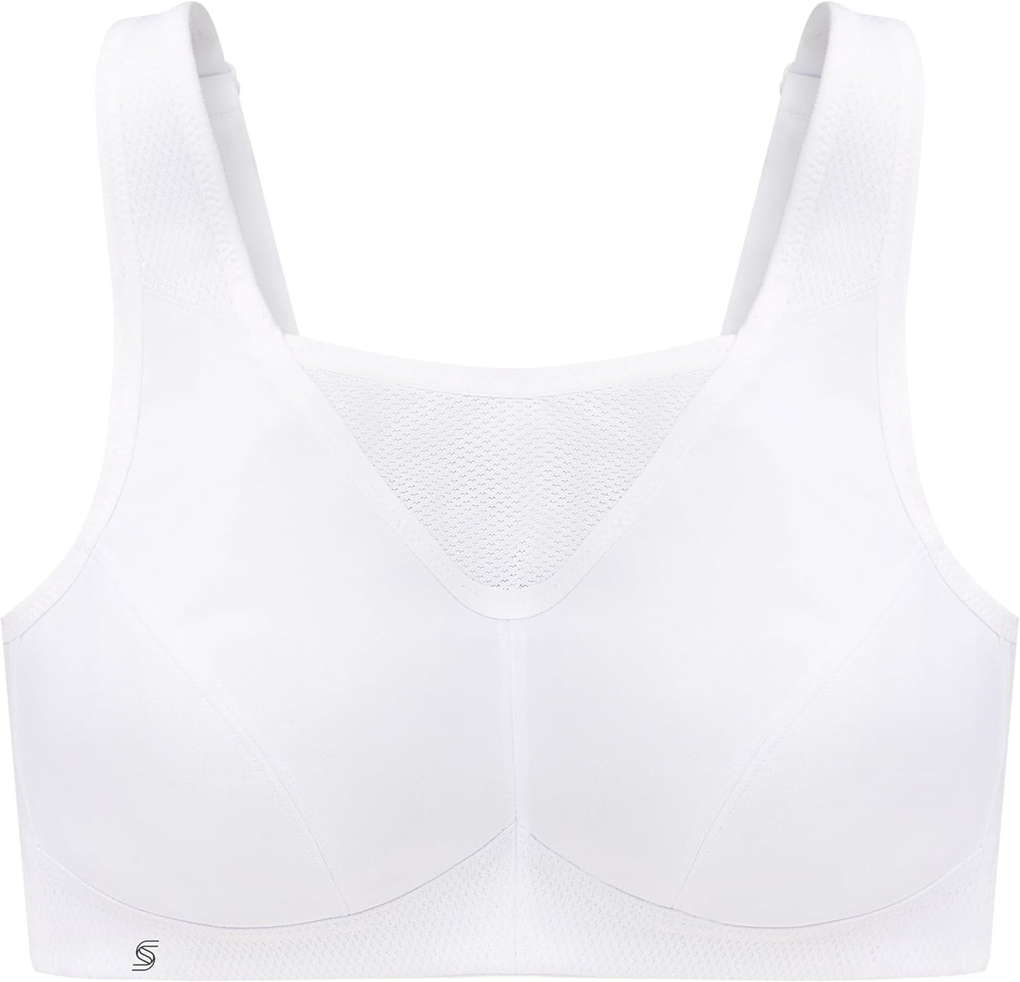 Full Figure Plus Size No-Bounce Camisole Sports Bra Wirefree #1066 - Colors C
