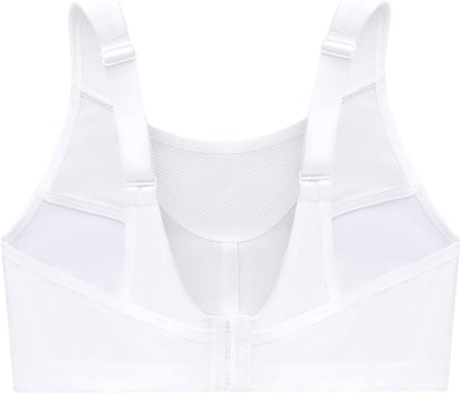 Full Figure Plus Size No-Bounce Camisole Sports Bra Wirefree #1066 - Colors C