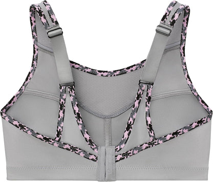 Full Figure Plus Size No-Bounce Camisole Sports Bra Wirefree #1066 - Colors C