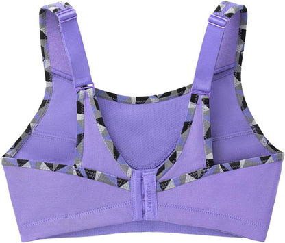 Full Figure Plus Size No-Bounce Camisole Sports Bra Wirefree #1066 - Colors C