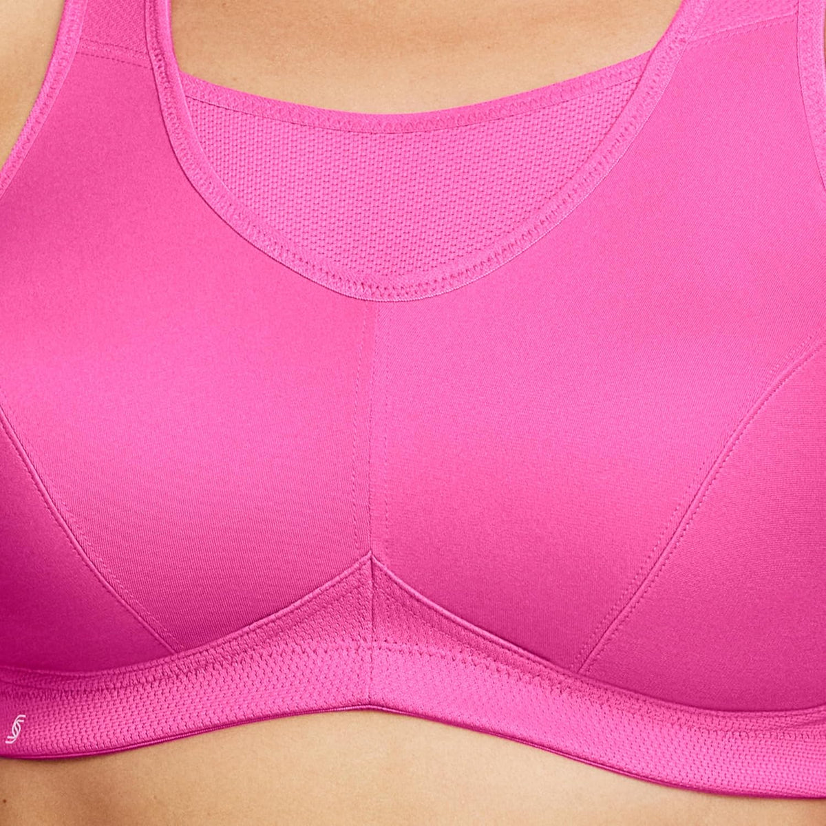 Full Figure Plus Size No-Bounce Camisole Sports Bra Wirefree #1066 - Colors C