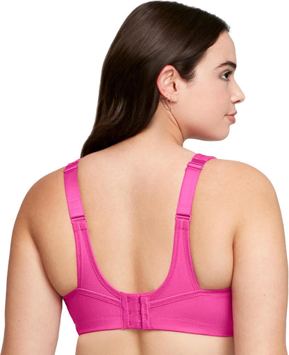 Full Figure Plus Size No-Bounce Camisole Sports Bra Wirefree #1066 - Colors C