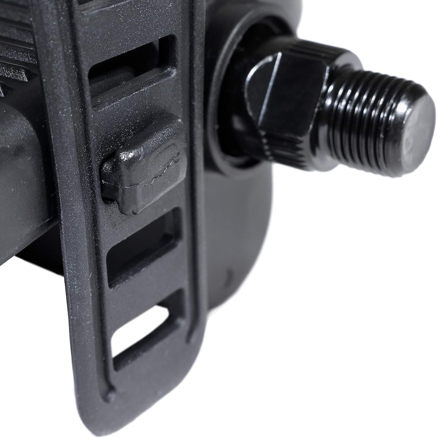 Katai - 9/16 Inch Thread Replacement Exercise Bike Pedals with Durable PVC Straps - Heavy-Duty Stationary Spin Cycling Pedals - Complete with Installation Spanner Tool
