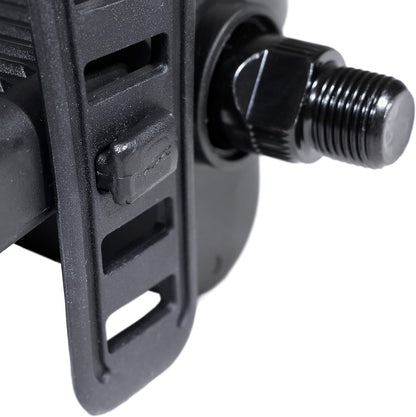 Katai - 9/16 Inch Thread Replacement Exercise Bike Pedals with Durable PVC Straps - Heavy-Duty Stationary Spin Cycling Pedals - Complete with Installation Spanner Tool