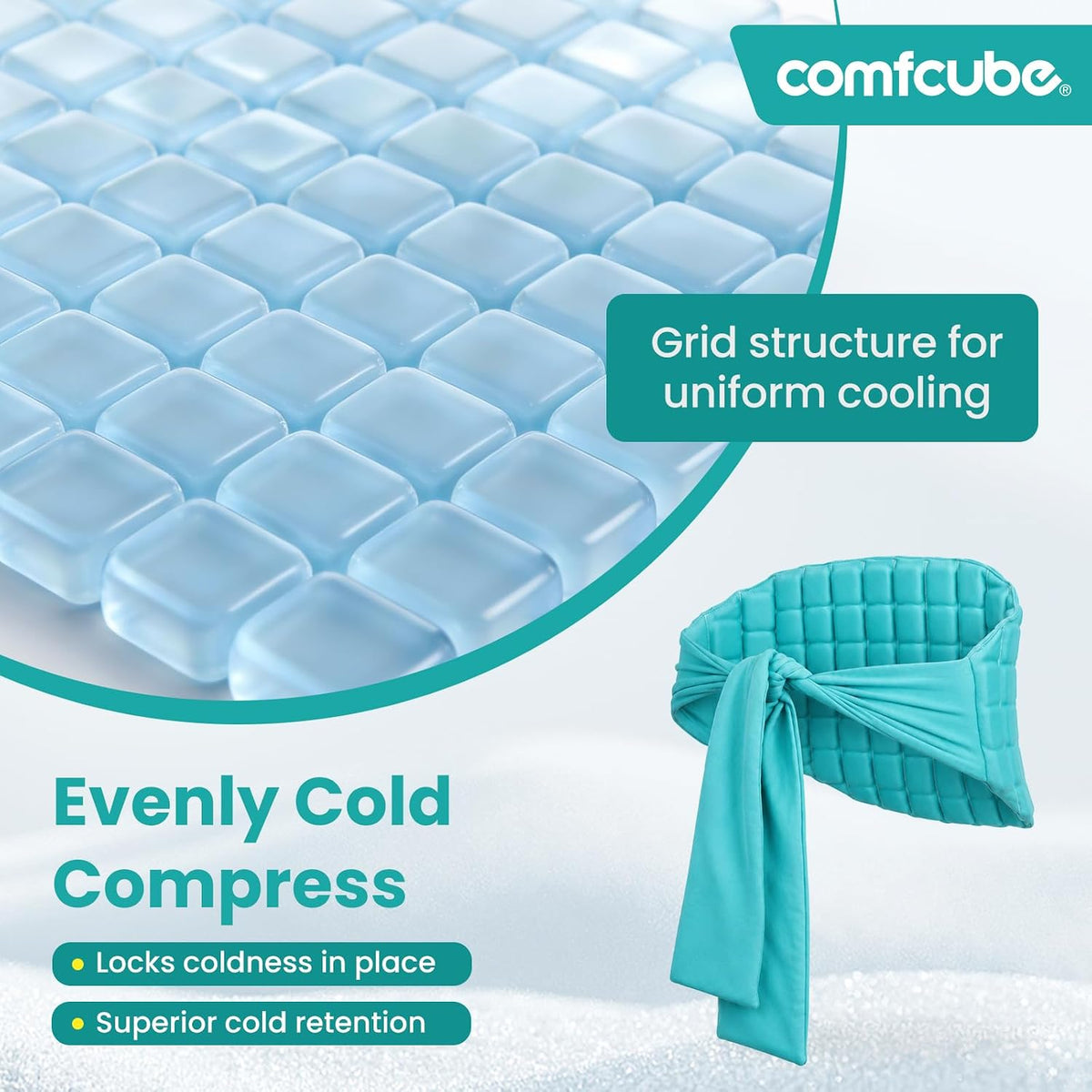 Neck Ice Pack Wrap for Cervical Pain, 2 Hours Long Lasting Cold