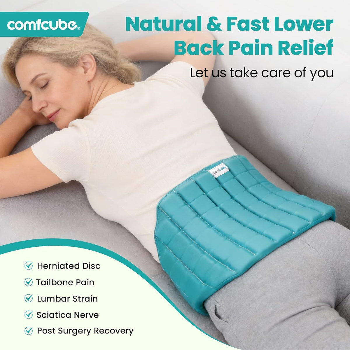 Neck Ice Pack Wrap for Cervical Pain, 2 Hours Long Lasting Cold