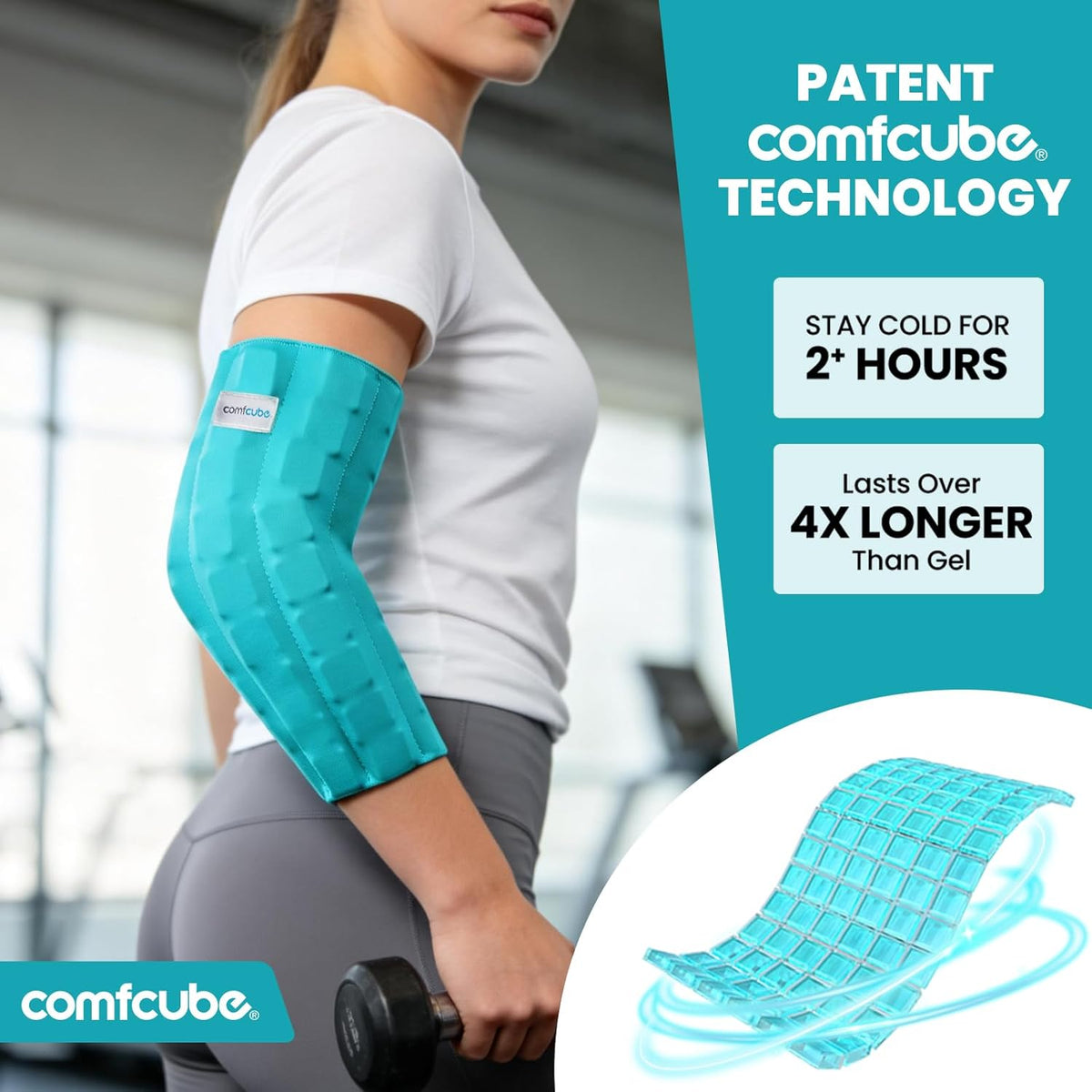 Neck Ice Pack Wrap for Cervical Pain, 2 Hours Long Lasting Cold
