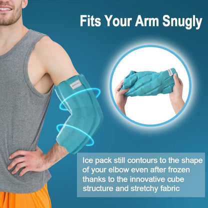 Neck Ice Pack Wrap for Cervical Pain, 2 Hours Long Lasting Cold