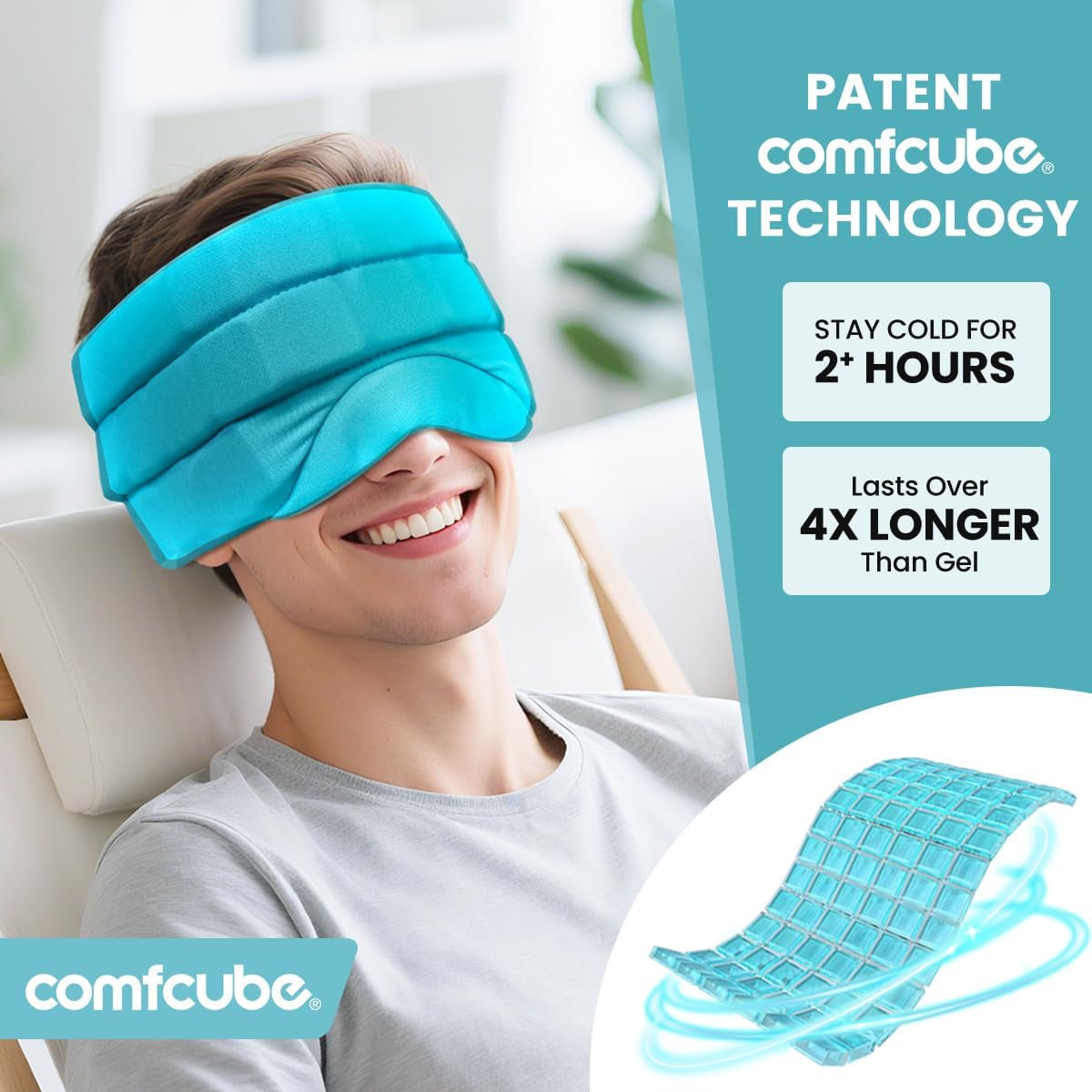 Neck Ice Pack Wrap for Cervical Pain, 2 Hours Long Lasting Cold