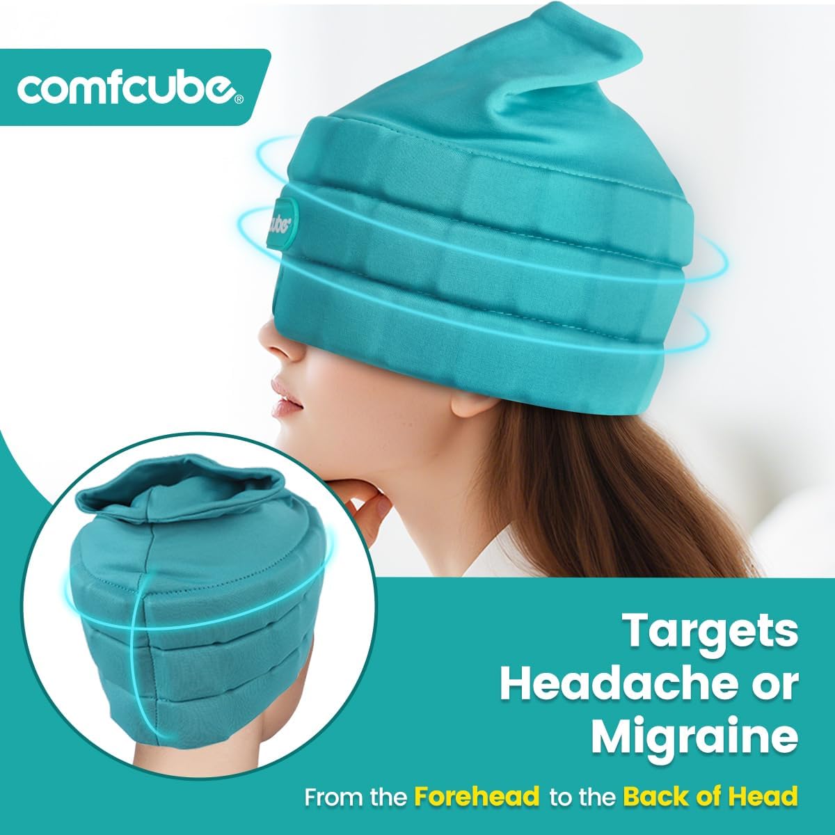 Neck Ice Pack Wrap for Cervical Pain, 2 Hours Long Lasting Cold