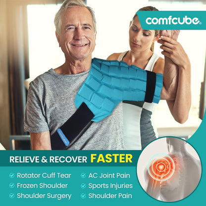 Neck Ice Pack Wrap for Cervical Pain, 2 Hours Long Lasting Cold