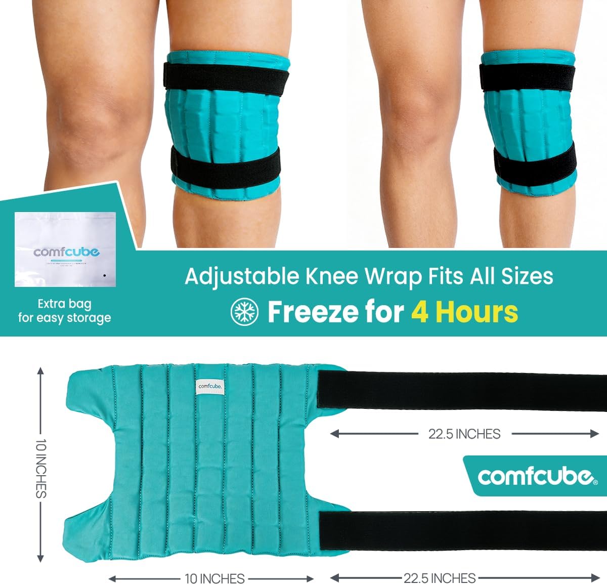 Neck Ice Pack Wrap for Cervical Pain, 2 Hours Long Lasting Cold