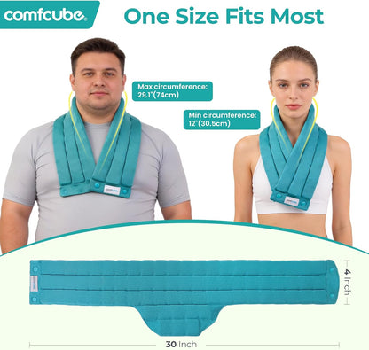 Neck Ice Pack Wrap for Cervical Pain, 2 Hours Long Lasting Cold
