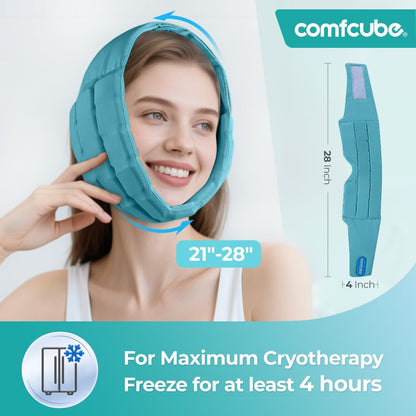 Neck Ice Pack Wrap for Cervical Pain, 2 Hours Long Lasting Cold