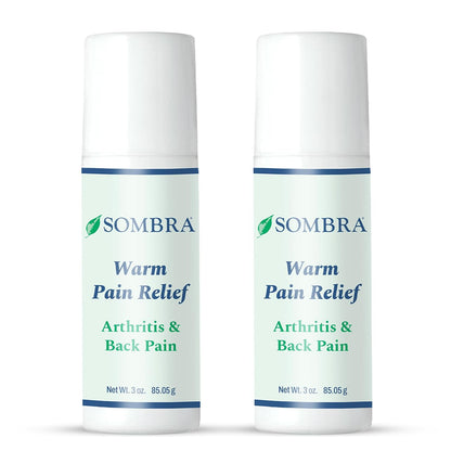 Sombra Warm Pain Relief 8 oz Jar for Arthritis, Back Pain & Pre-Exercise