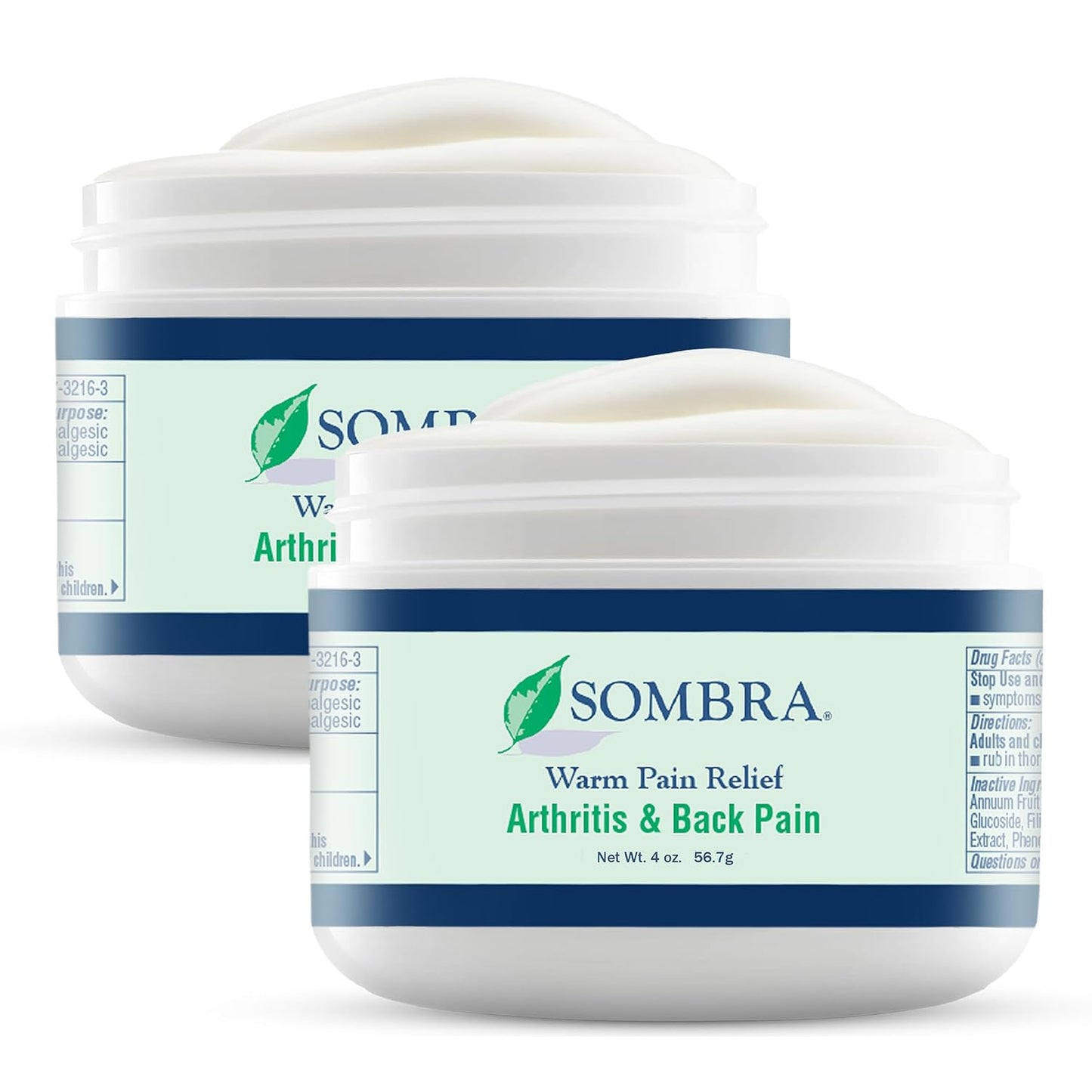 Sombra Warm Pain Relief 8 oz Jar for Arthritis, Back Pain & Pre-Exercise