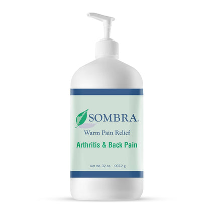Sombra Warm Pain Relief 8 oz Jar for Arthritis, Back Pain & Pre-Exercise