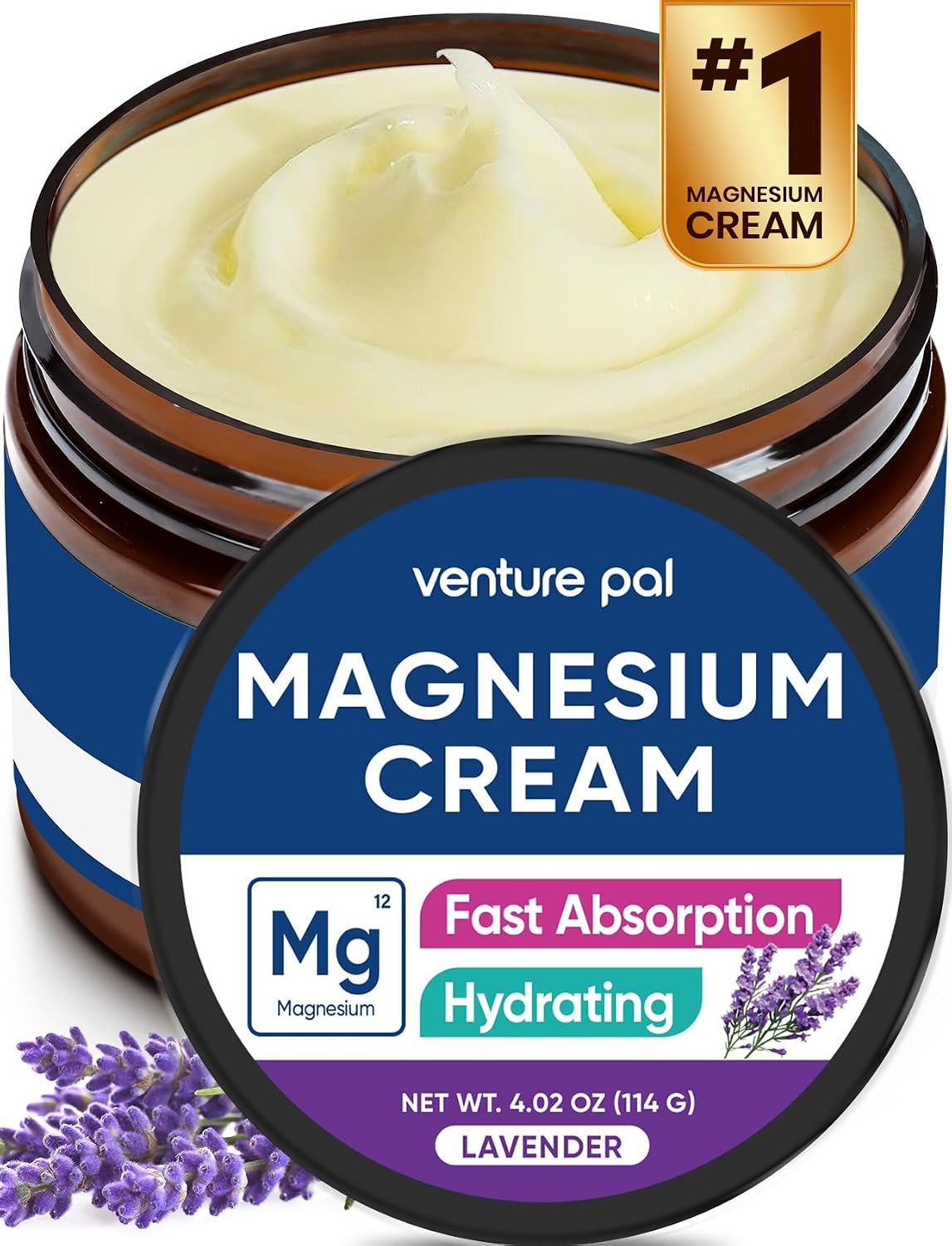Topical Magnesium Cream, Highly Concentrated Magnesium Lotion
