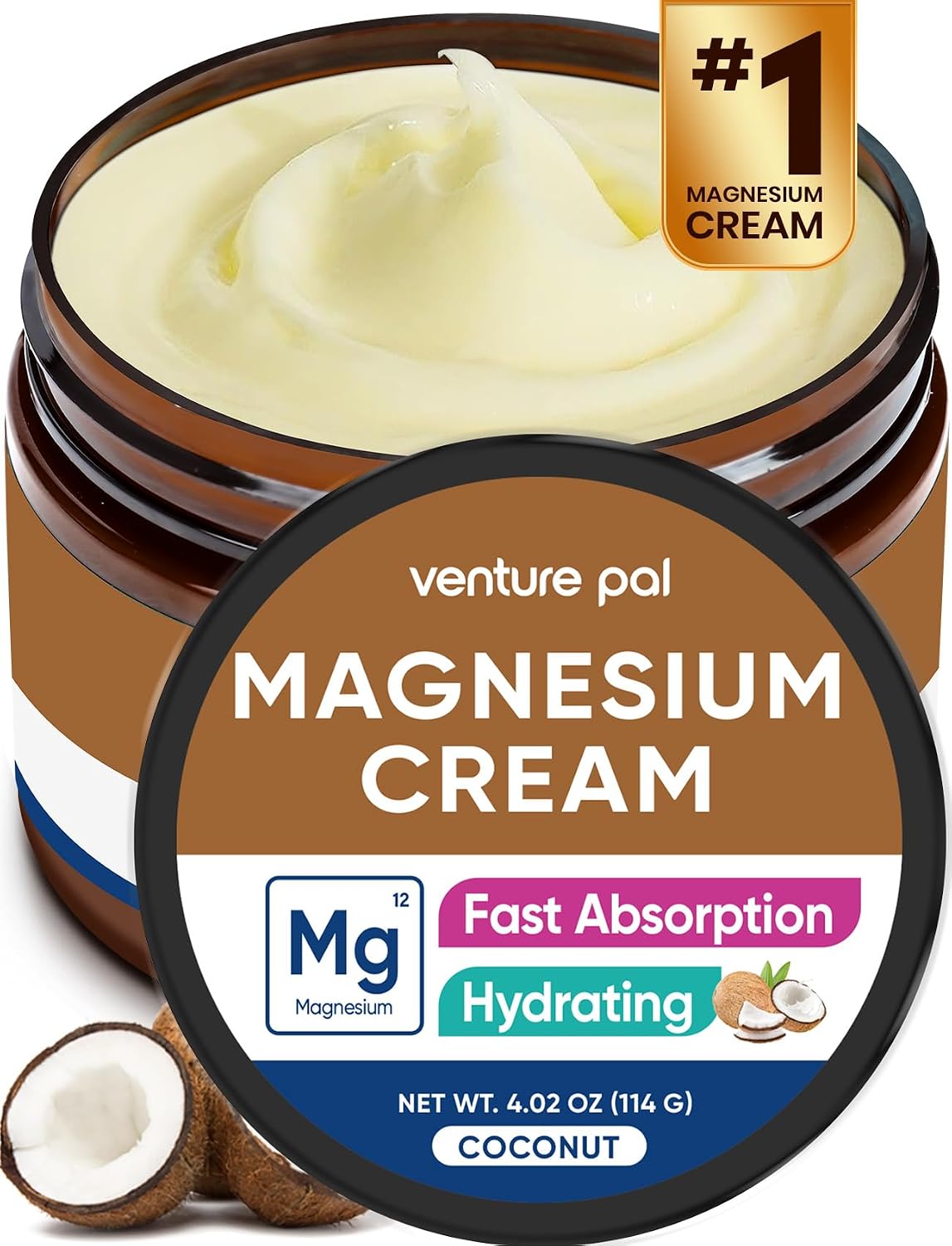 Topical Magnesium Cream, Highly Concentrated Magnesium Lotion