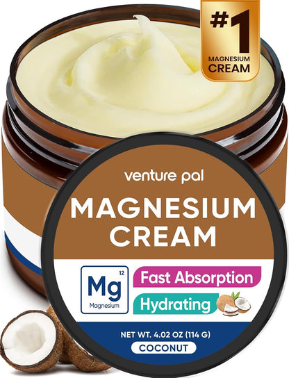 Topical Magnesium Cream, Highly Concentrated Magnesium Lotion