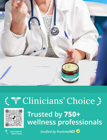 Topical Magnesium Cream, Highly Concentrated Magnesium Lotion