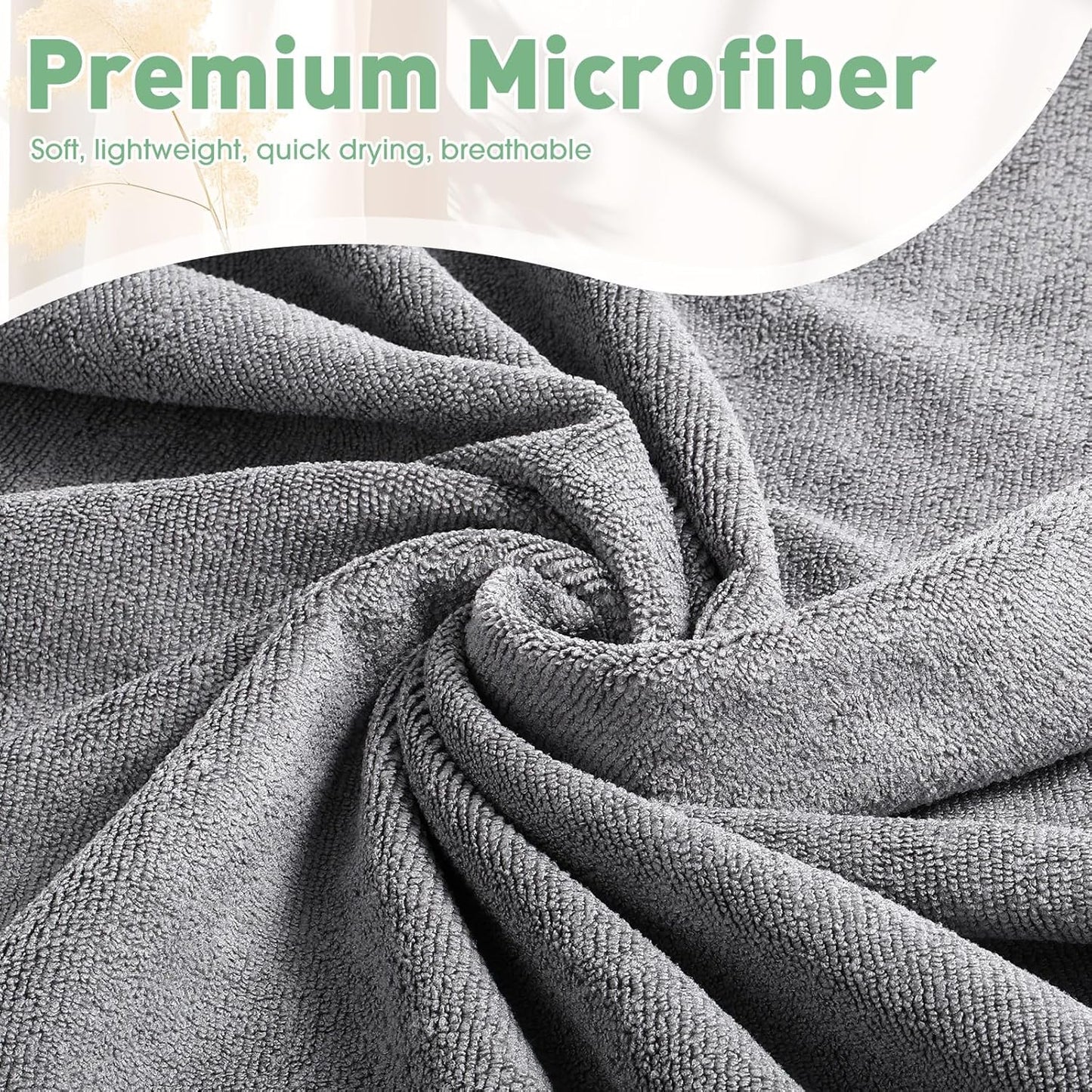 10 Pcs Hot Yoga Towels Bulk Non Slip Microfiber Anti Slip Absorbent Multicolor Wicking Pilates Yoga Mat Towel for Women Men Pilates, 27" x 72" (Classic)
