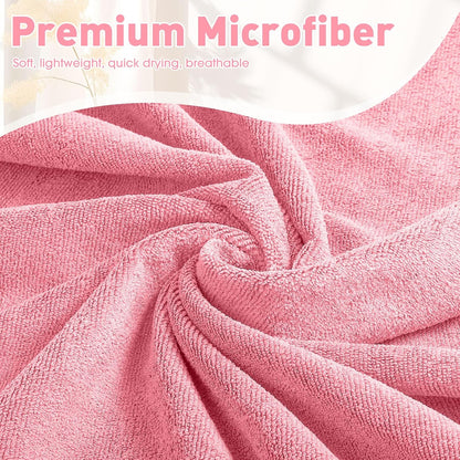 10 Pcs Hot Yoga Towels Bulk Non Slip Microfiber Anti Slip Absorbent Multicolor Wicking Pilates Yoga Mat Towel for Women Men Pilates, 27" x 72" (Classic)