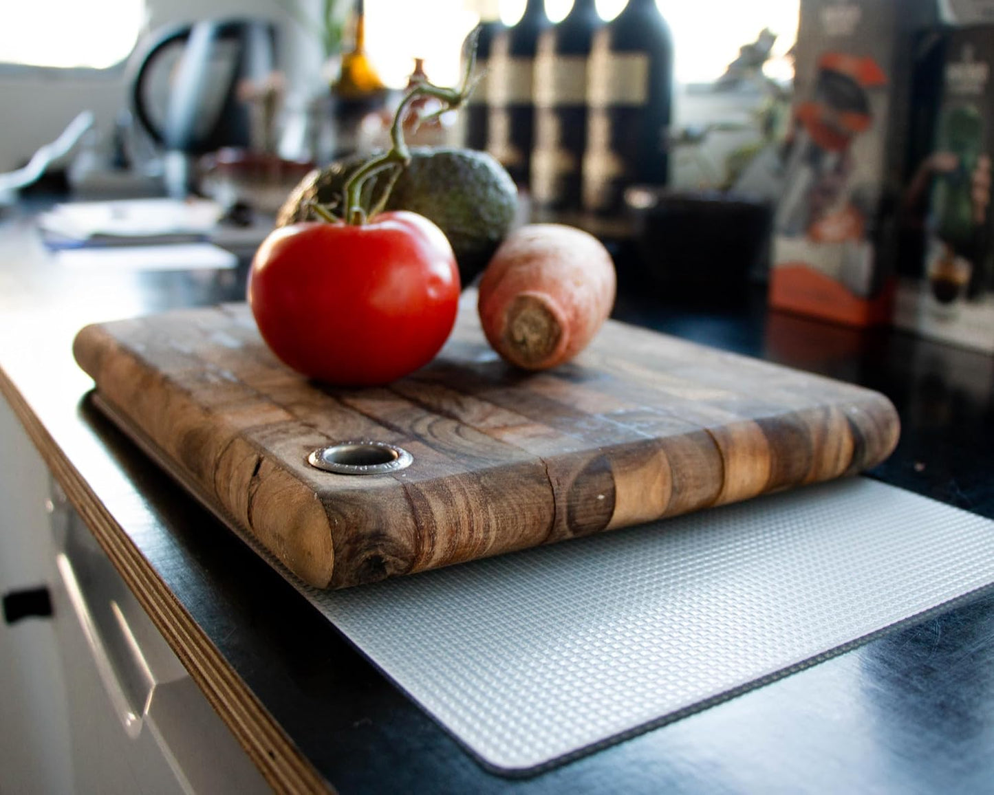 Non-Adhesive Anti-Slip Mat - Multi-Purpose Non-Slip Pad for Countertops, Desks, Tables & Workspaces - Ideal Desk Mat, Drawer Liner, Laptop Pad & More (Clear, 8” x 12”)
