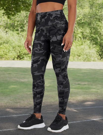 2 Pack High Waist Yoga Pants with Pockets, Tummy Control Workout Running Yoga Leggings for Women