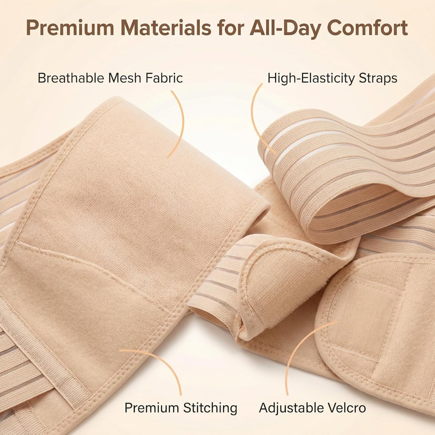 Maternity Belly Band for Pregnancy - 3 in 1 Pregnancy Support Belt for Back, Pelvic & Hip Support - Adjustable Abdominal Binder & Prenatal Cradle - Pregnancy Must Haves (Black, X-Large)