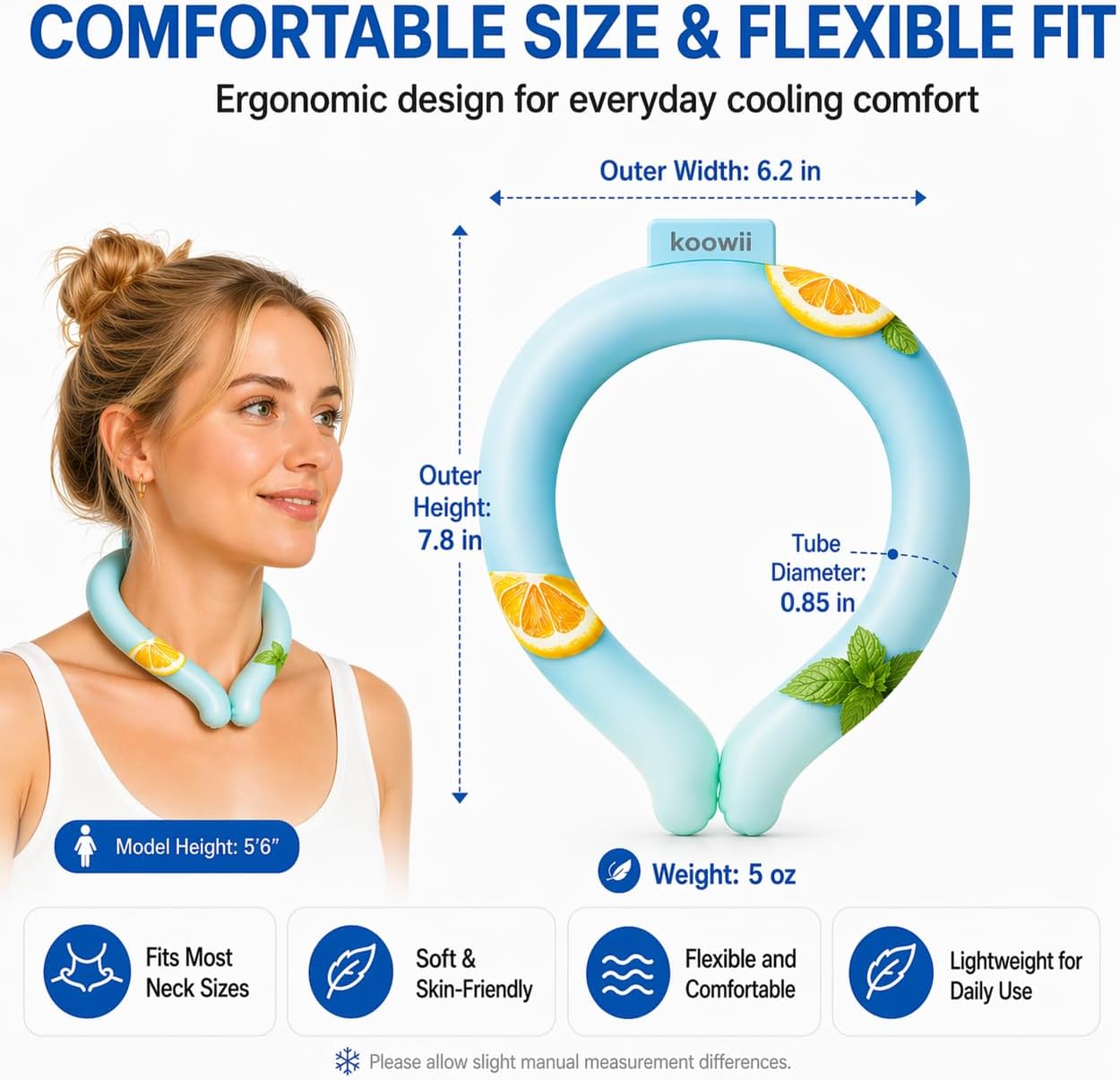 Neck Cooling Tube, Reusable Cooling Neck Ring